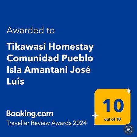 Tikawasi Homestay Comunidad Pueblo Isla Amantani Jose Luis Ocosuyo Eksteriør billede