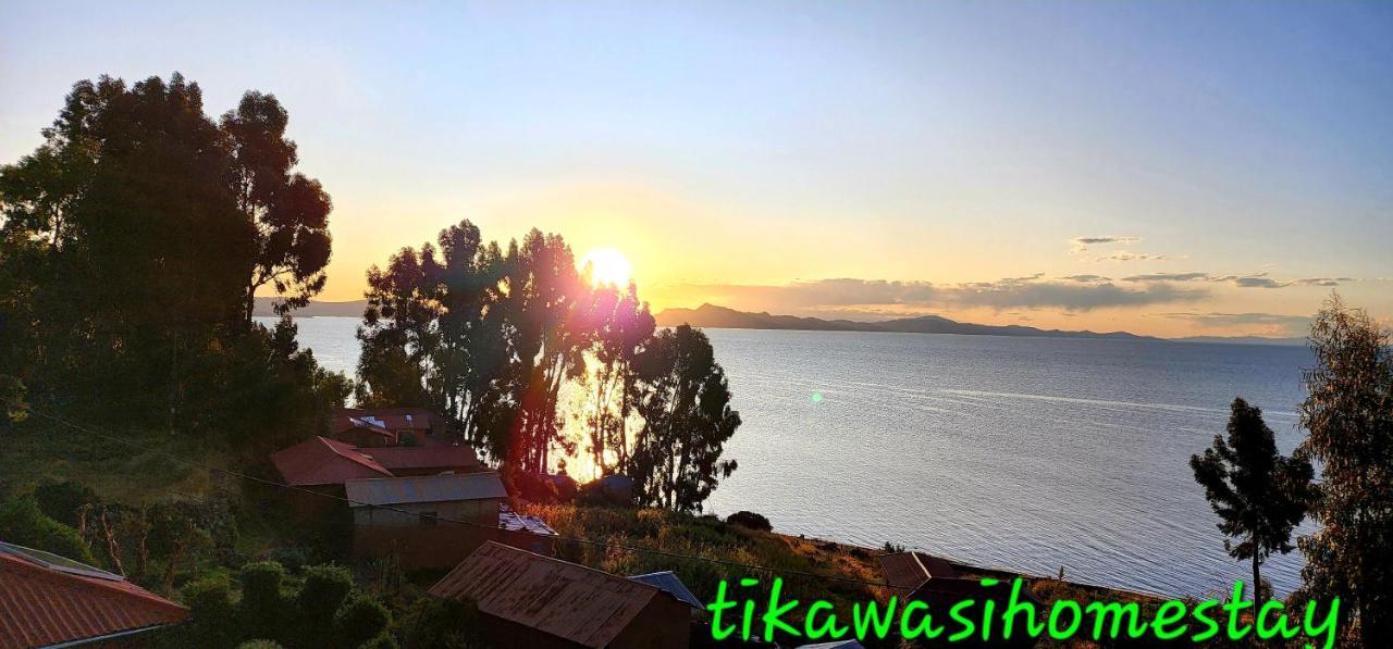 Tikawasi Homestay Comunidad Pueblo Isla Amantani Jose Luis Ocosuyo Eksteriør billede