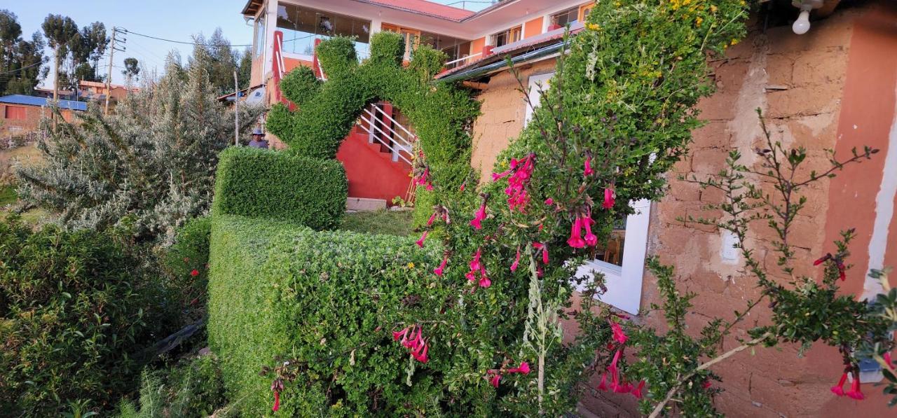 Tikawasi Homestay Comunidad Pueblo Isla Amantani Jose Luis Ocosuyo Eksteriør billede