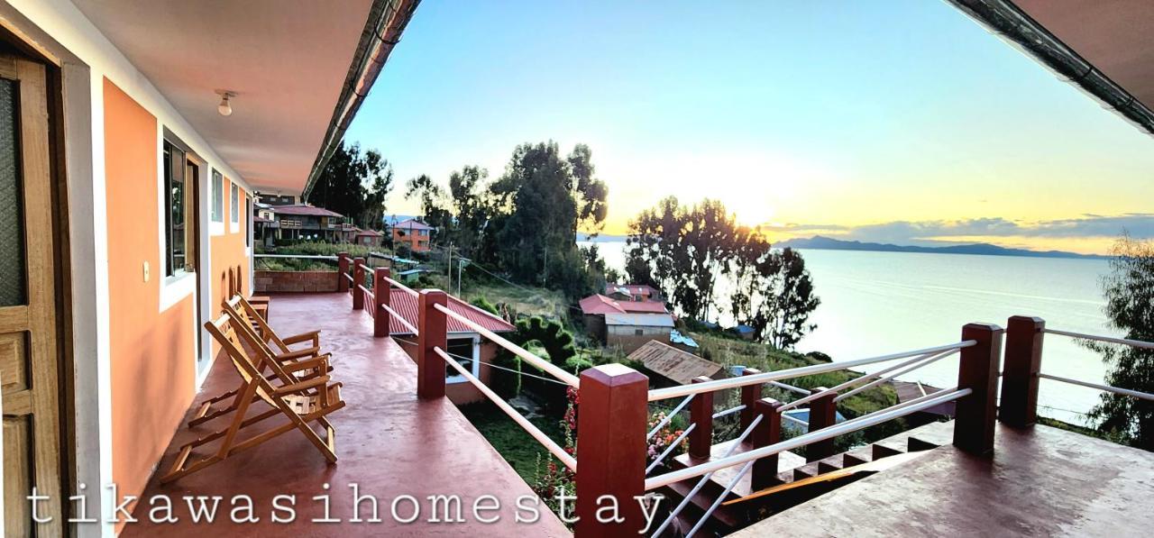 Tikawasi Homestay Comunidad Pueblo Isla Amantani Jose Luis Ocosuyo Eksteriør billede