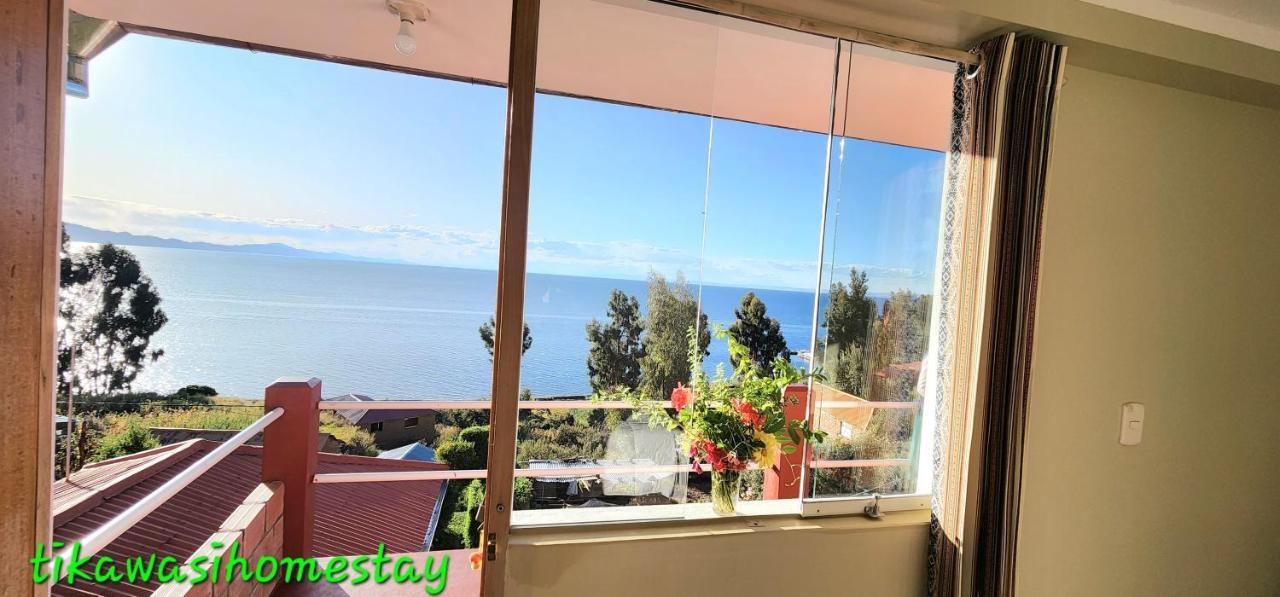 Tikawasi Homestay Comunidad Pueblo Isla Amantani Jose Luis Ocosuyo Eksteriør billede